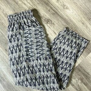 Urban Outfitters ikat zig zag print lightweight high waist Pants Small